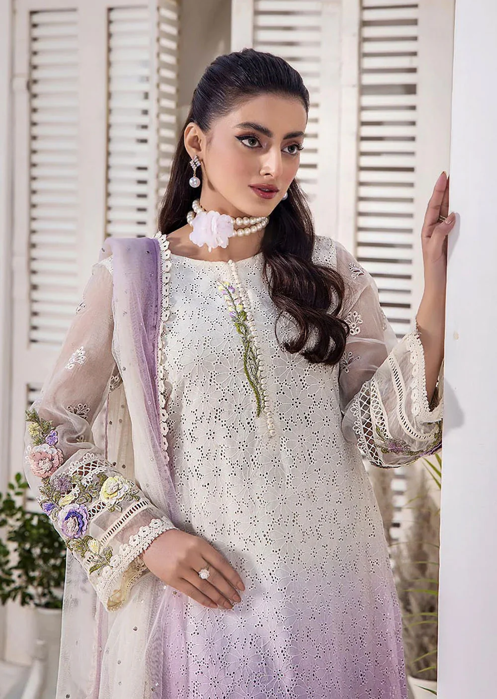 F-136 - Lavender - Readymade - Khuda Ameer Creations 2024 - Image 3