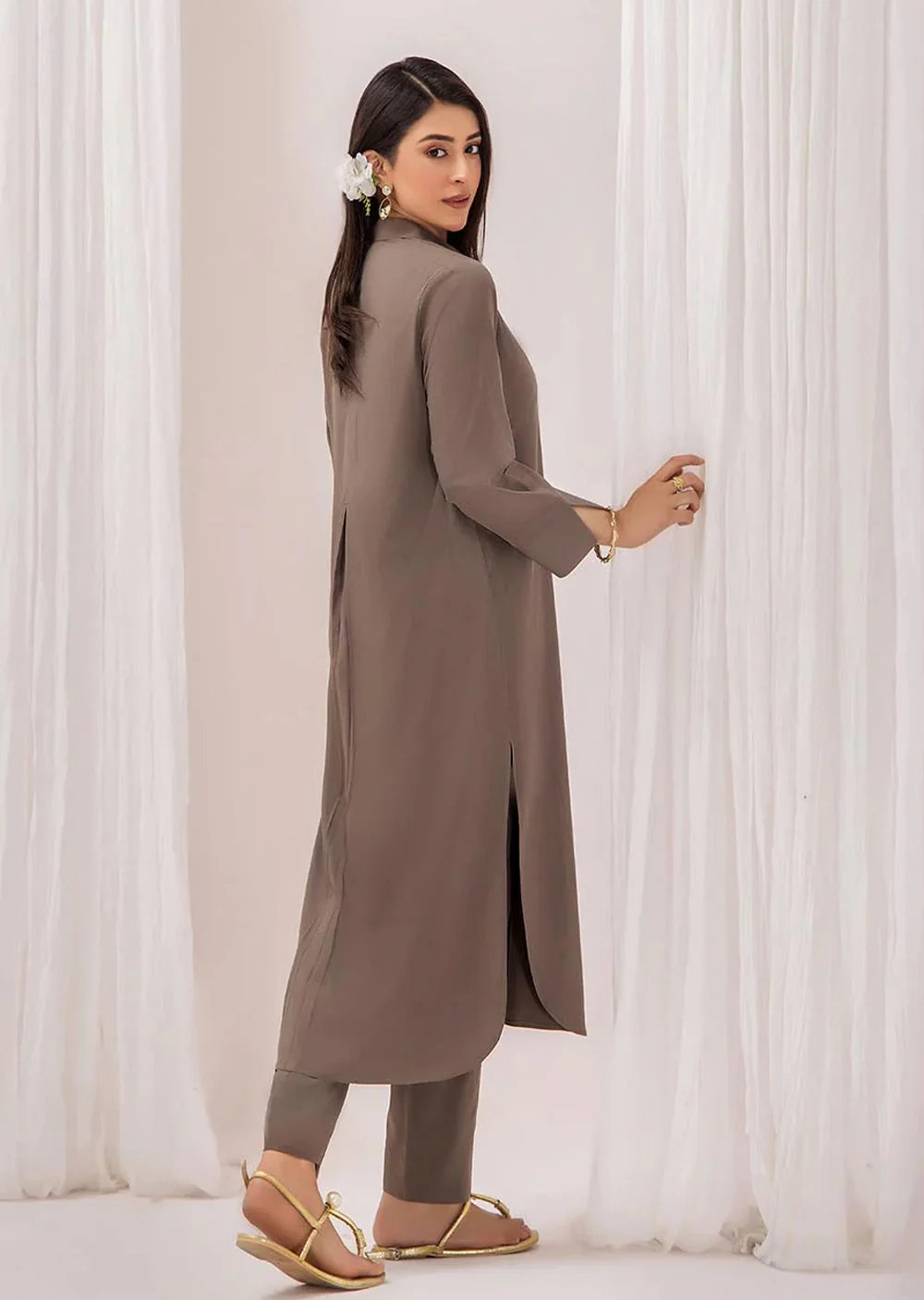 F-139 - Brown - Readymade - Khuda Ameer Ouftit - Image 3