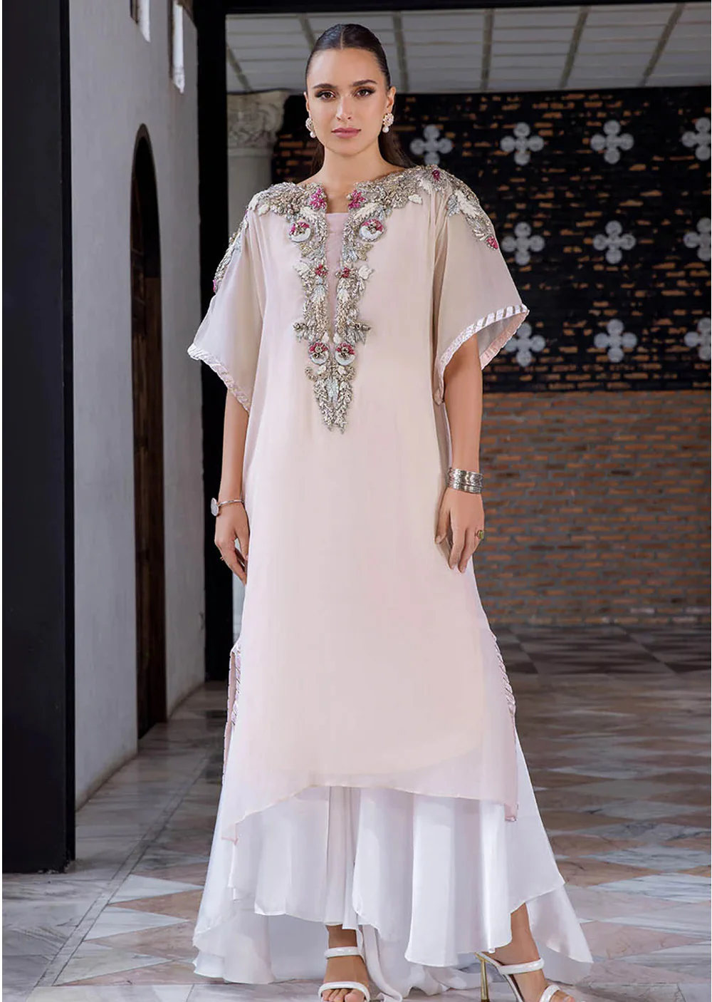 P-270 - Pink - Readymade - Khuda Ameer Ouftit