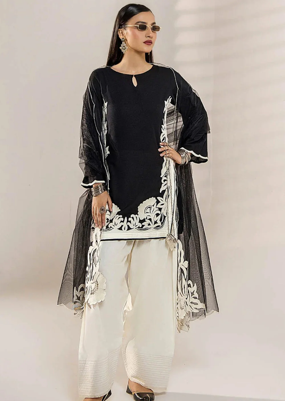 F-175 - Readyade Cotton Chiken Khuda Ameer Outfit