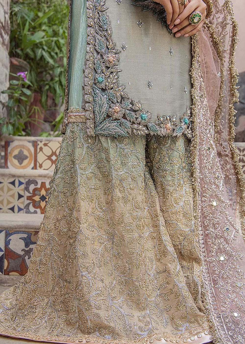 P-245 - Olive Green - Readymade - Khuda Ameer Creations 2024 - Image 2