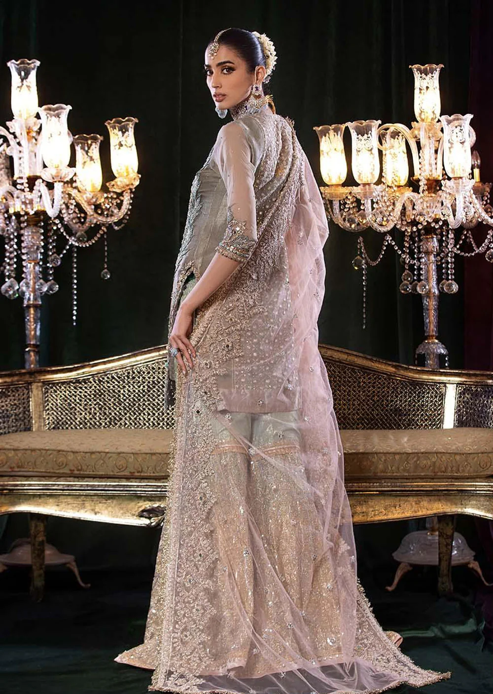 P-245 - Olive Green - Readymade - Khuda Ameer Creations 2024 - Image 5