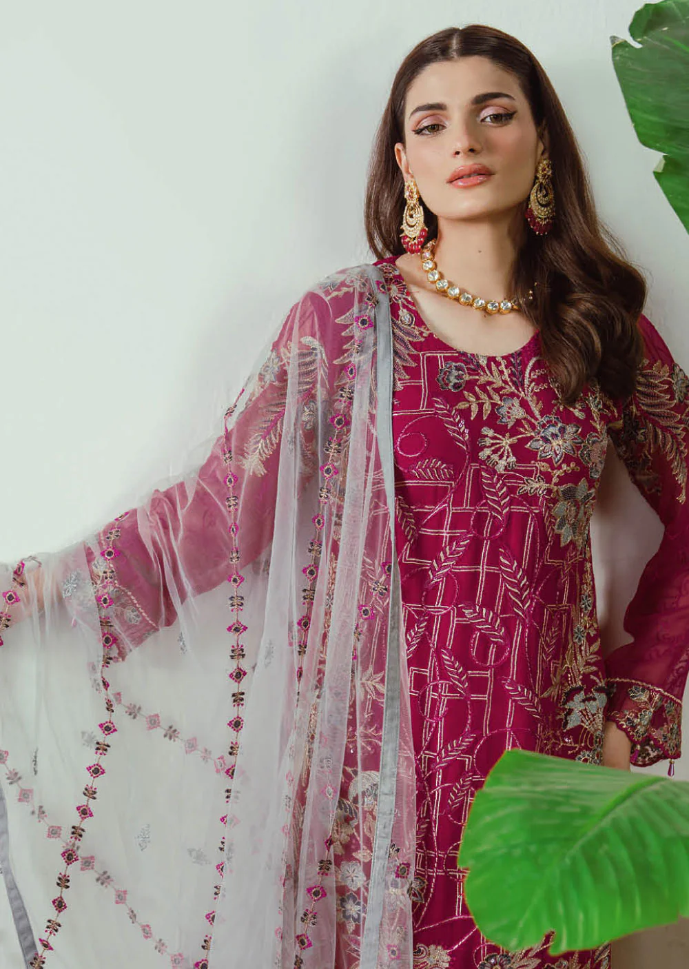 F-2506-R - Readymade - Ramsha Chiffon Collection Vol 25 2024 - Image 3