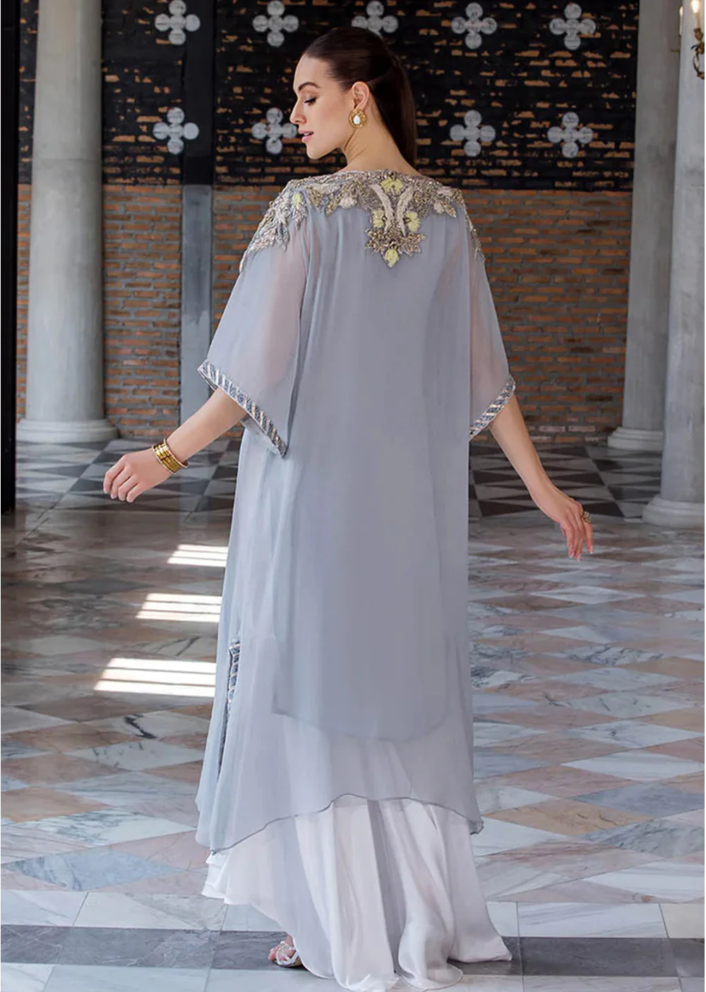 P-270 - Grey - Readymade - Khuda Ameer Ouftit - Image 3