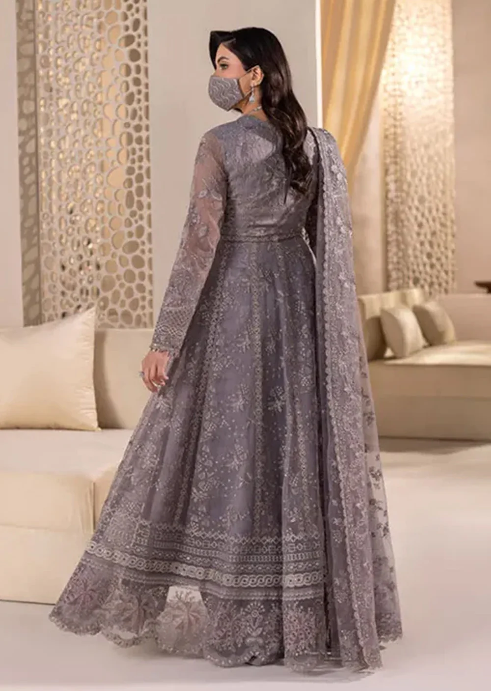 FE-DA-09 DASTAAN by Flossie Luxury Chiffon Collection 2026 - Image 3