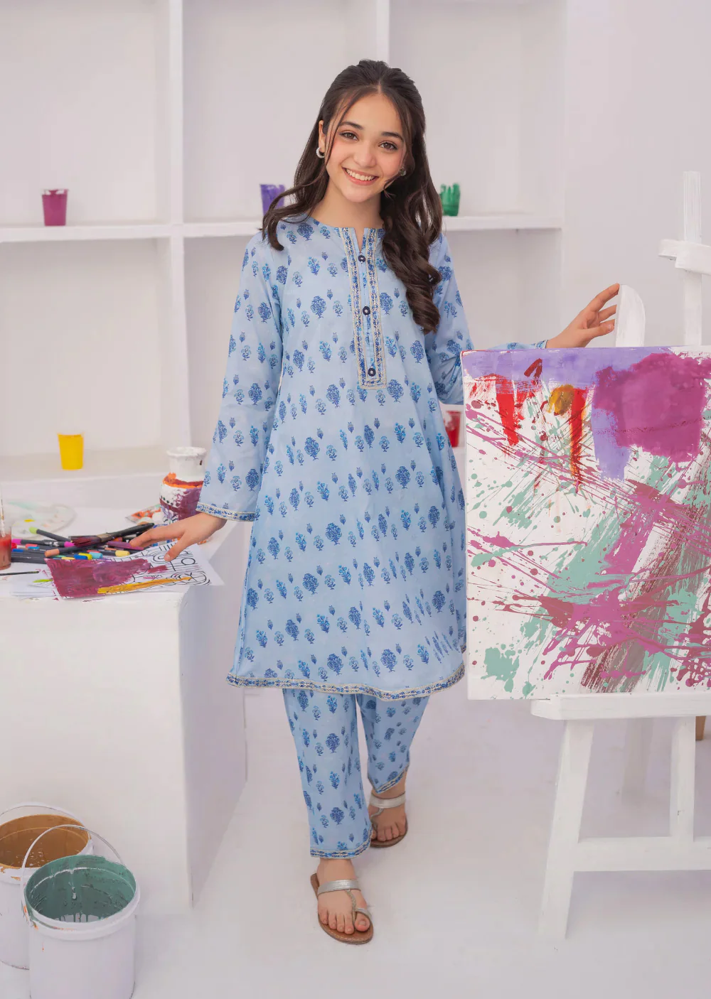 Elsa - Readymade Kids Suit by Garnet 2024