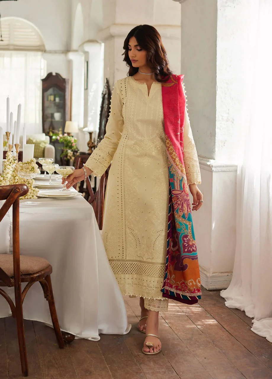 GC-03 - Azmin - Ready Made Gulaal Chikankaari Lawn Collection 2025 - Image 3