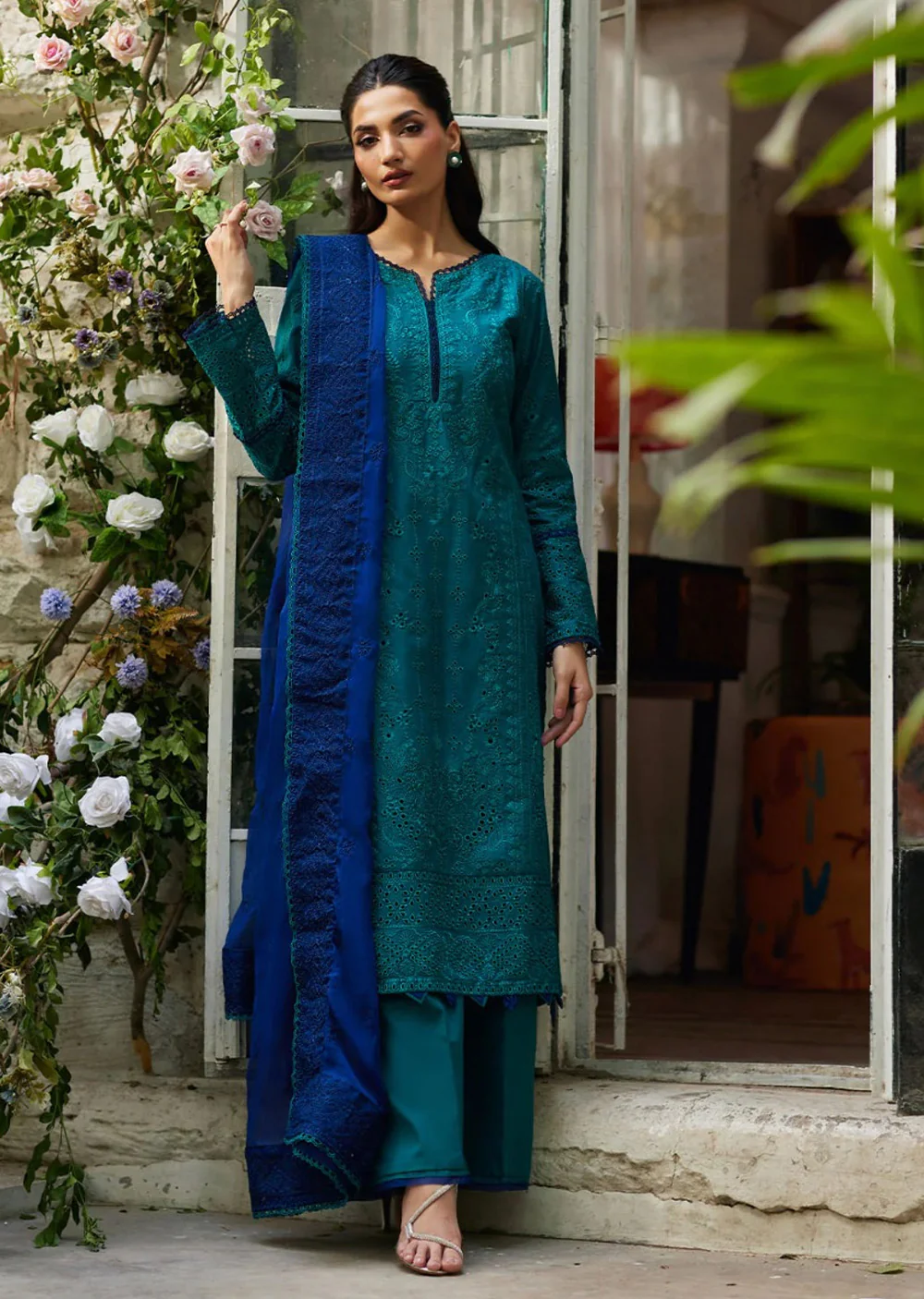 GC-04 - Azura - Ready Made Gulaal Chikankaari Lawn Collection 2025