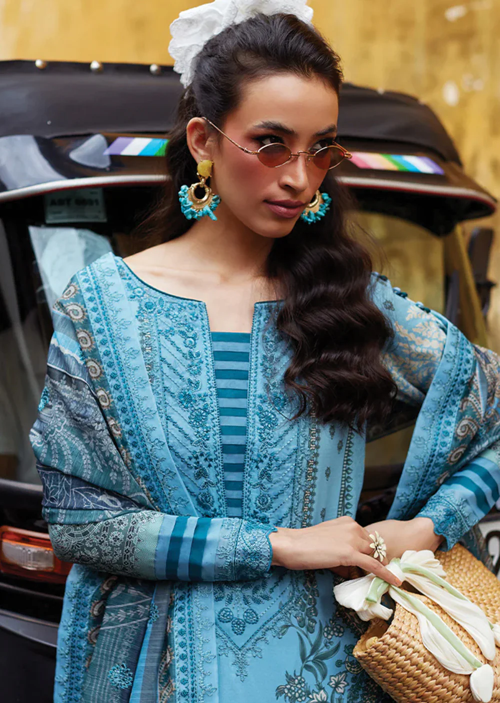 GLSFT-03 - Inayah - Gulaal Saffira Lawn Collection 2025 - Image 4