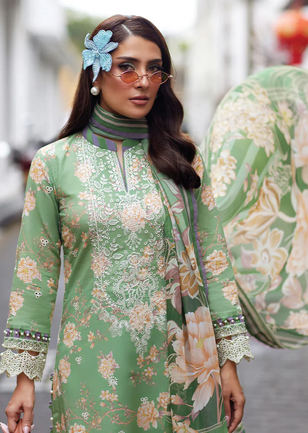 GLSFT-06 - Nora - Gulaal Saffira Lawn Collection 2025 - Image 3