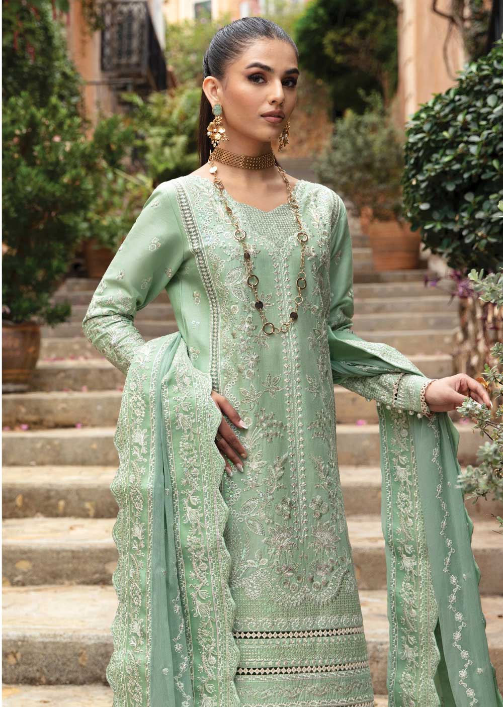 GLV-2405 - Deniz - Unstitched - Gulaal Luxury Lawn Collection 2024 - Image 4