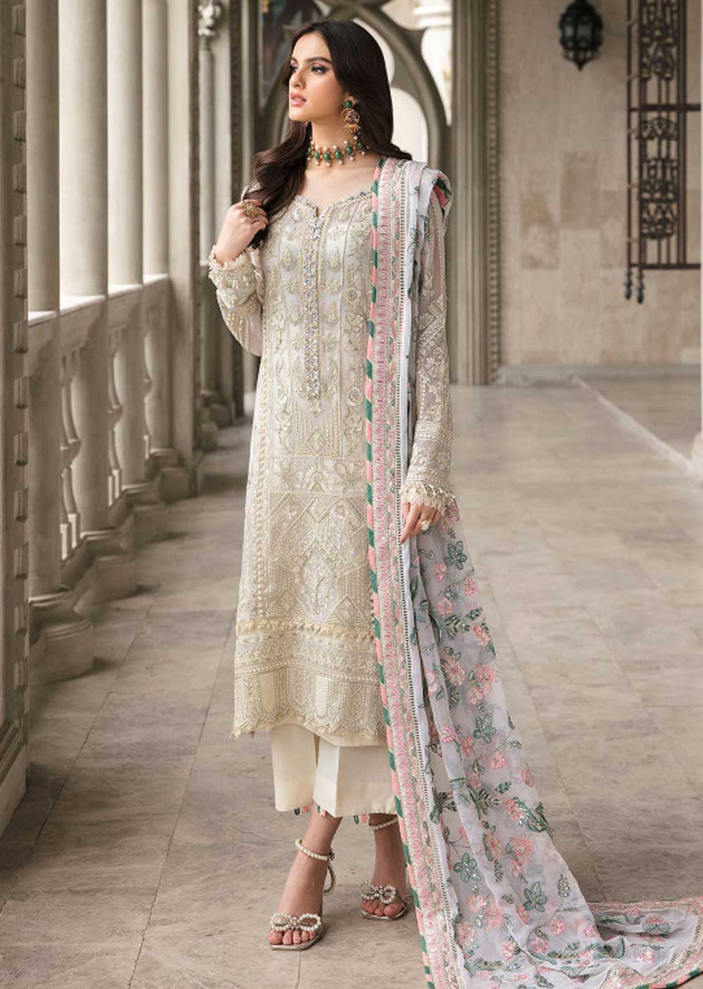 Cemile 03-R - Readymade - Embroidered Chiffon Eid Collection by Gulaal 2023