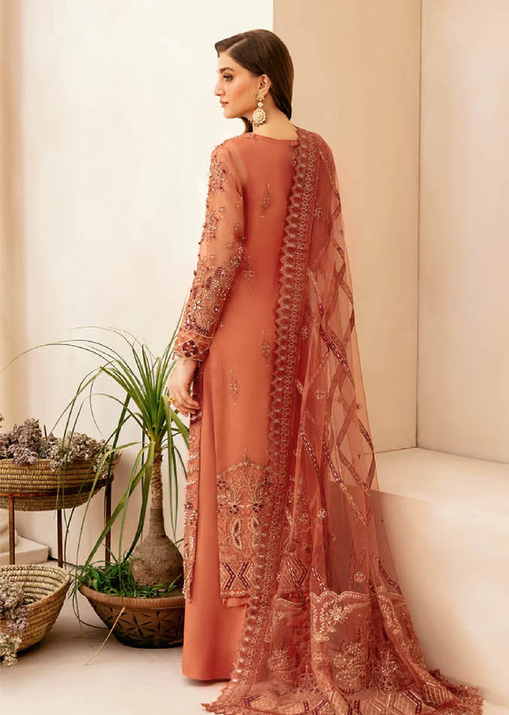 HB-402 - Unstitched - Ramsha Luxury Wedding Collection Vol 04 2024 - Image 3