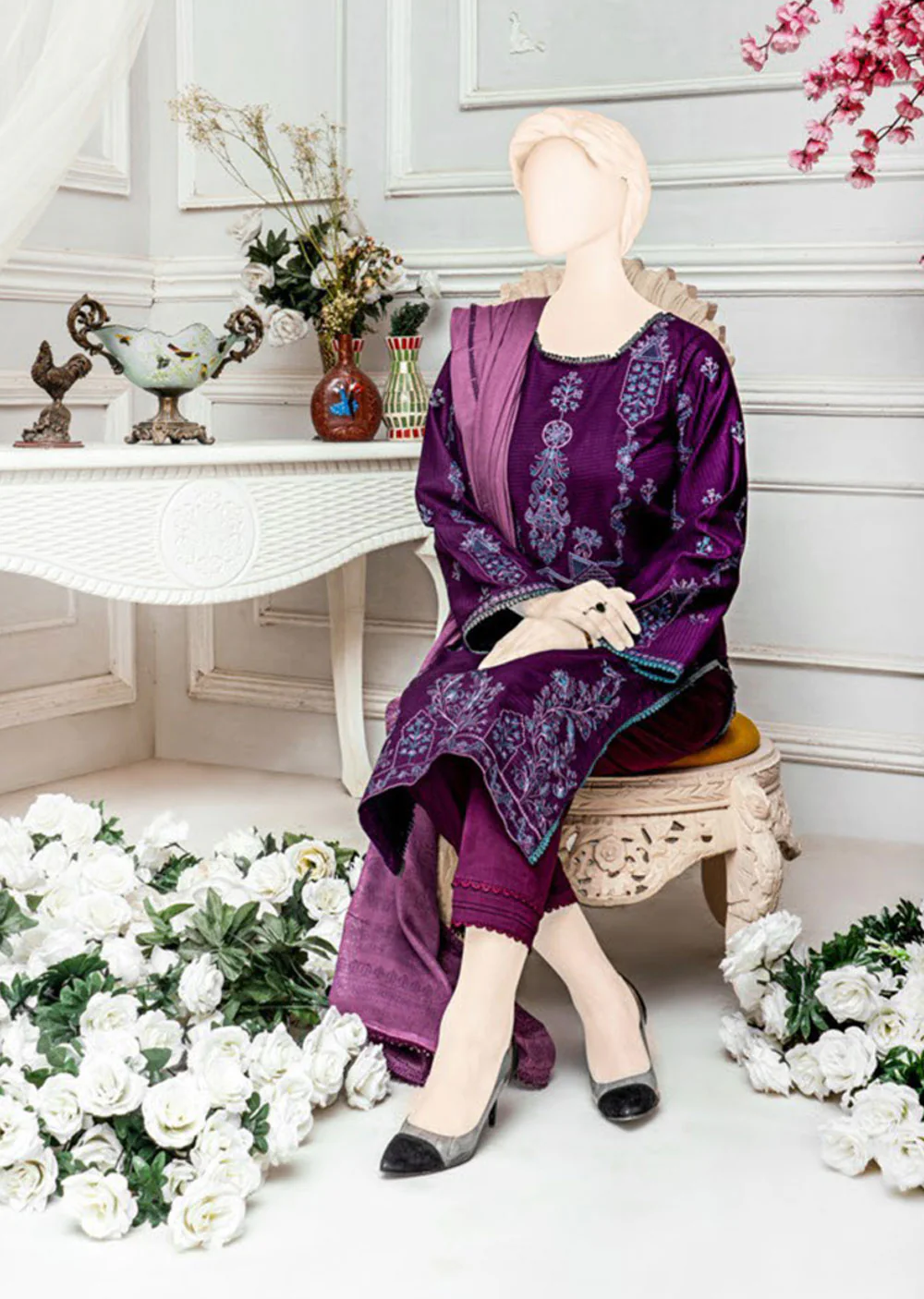 HDM-01 - Unstitched - Sehar by Humdum 2022 - Image 2