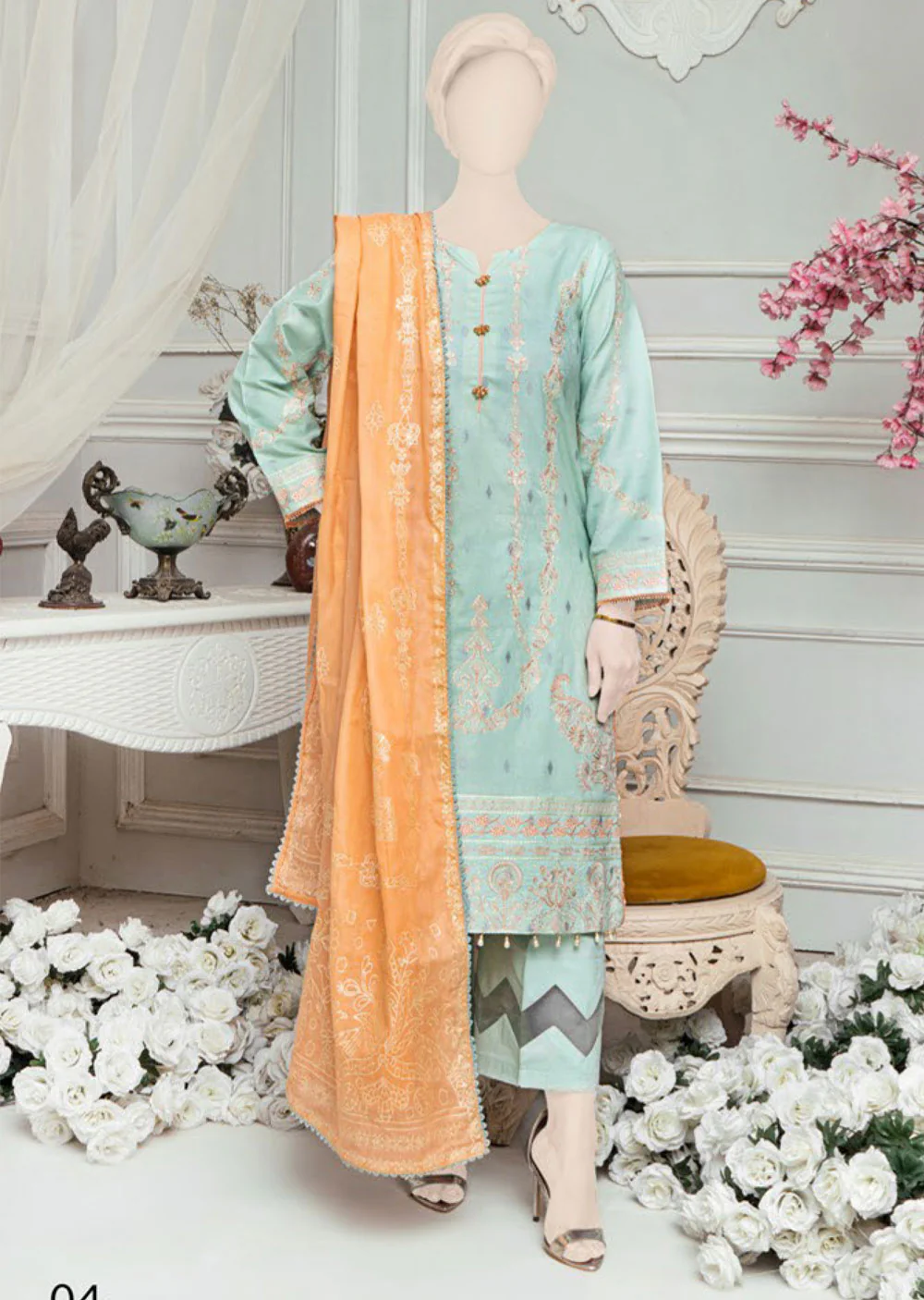 HDM-04 - Unstitched - Sehar by Humdum 2022