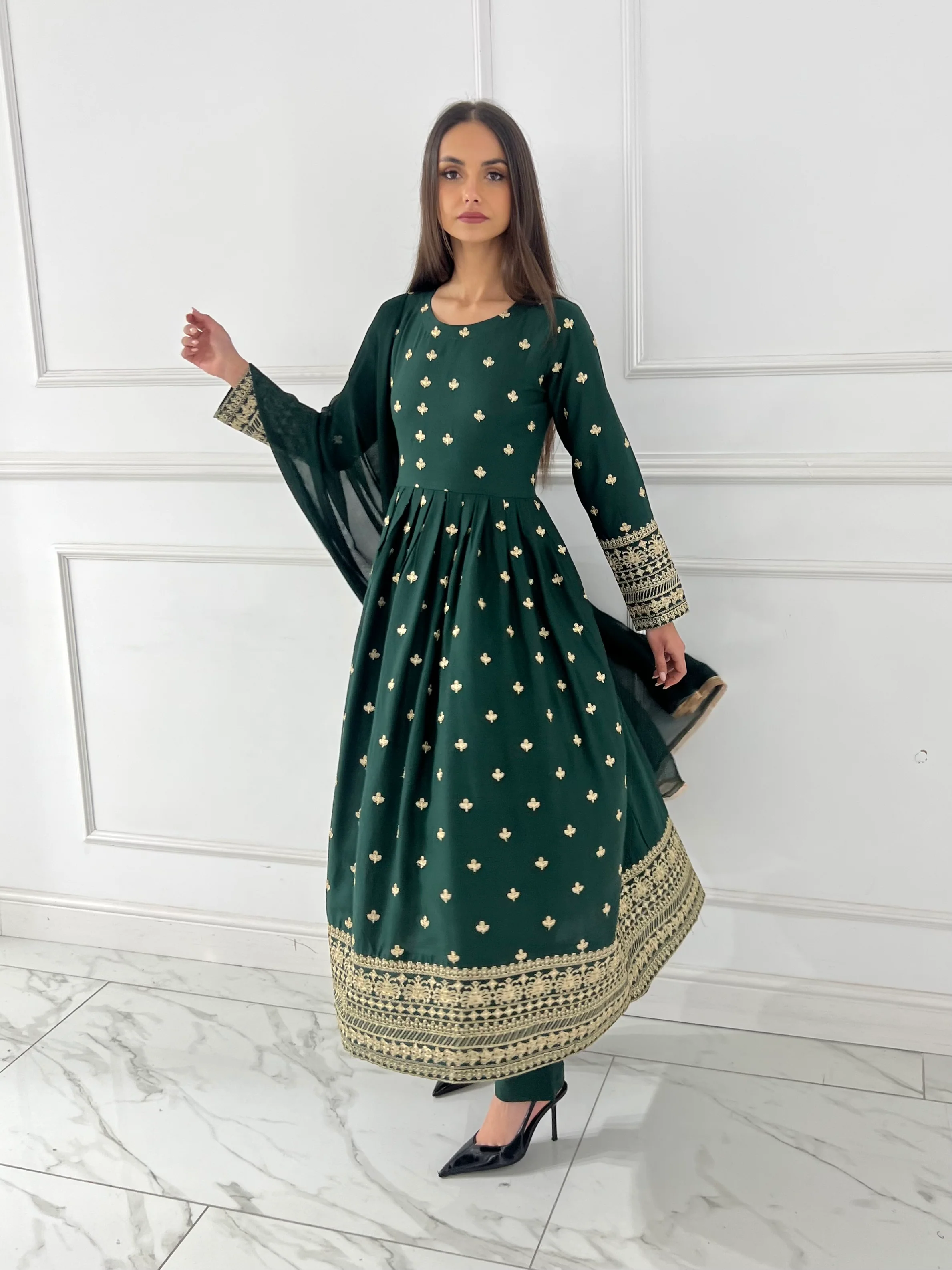 HK350 Readymade LINEN Mummy n Me Dress - Image 12