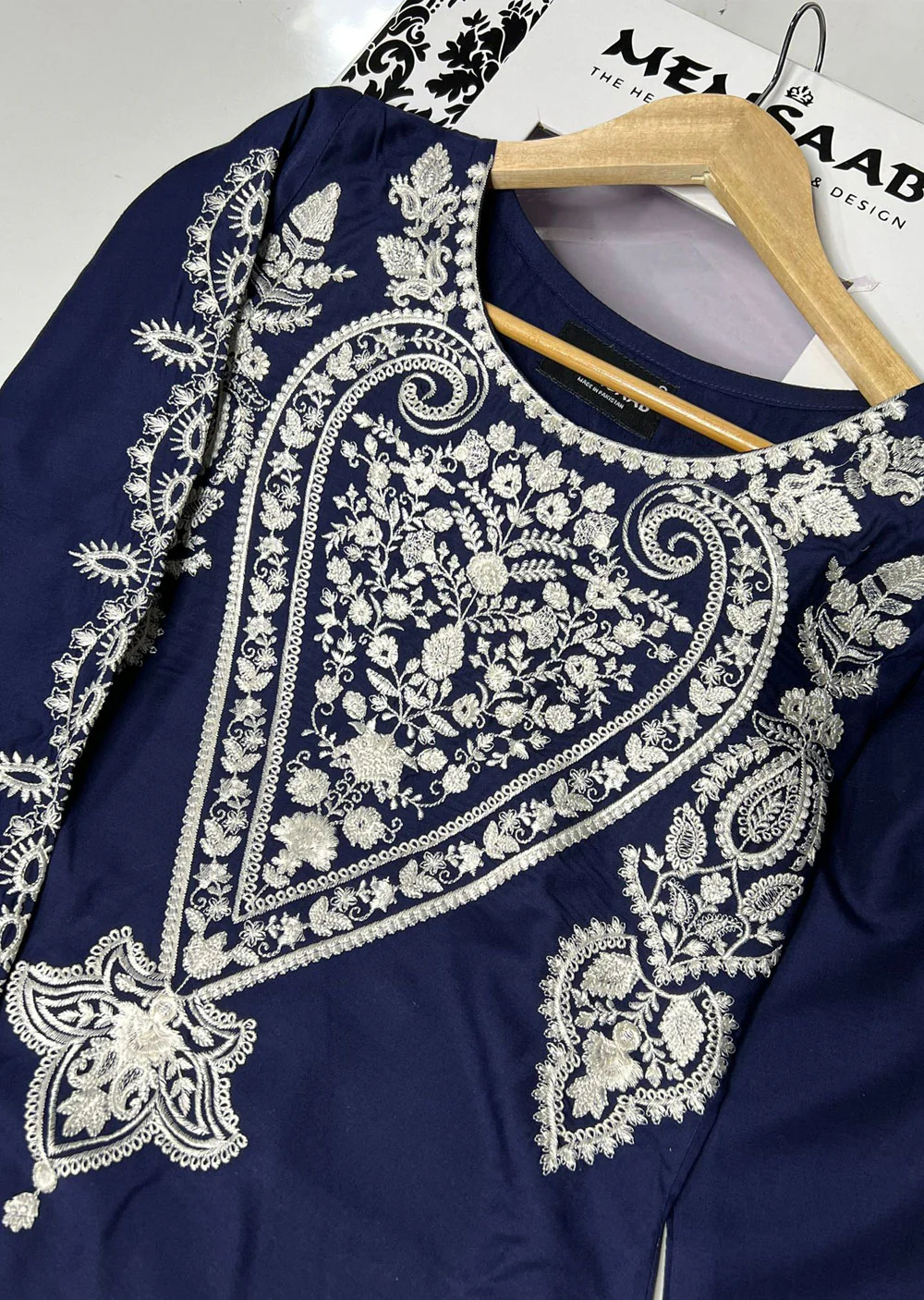 HK225 Berry - Navy Readymade Formal Suit - Image 2