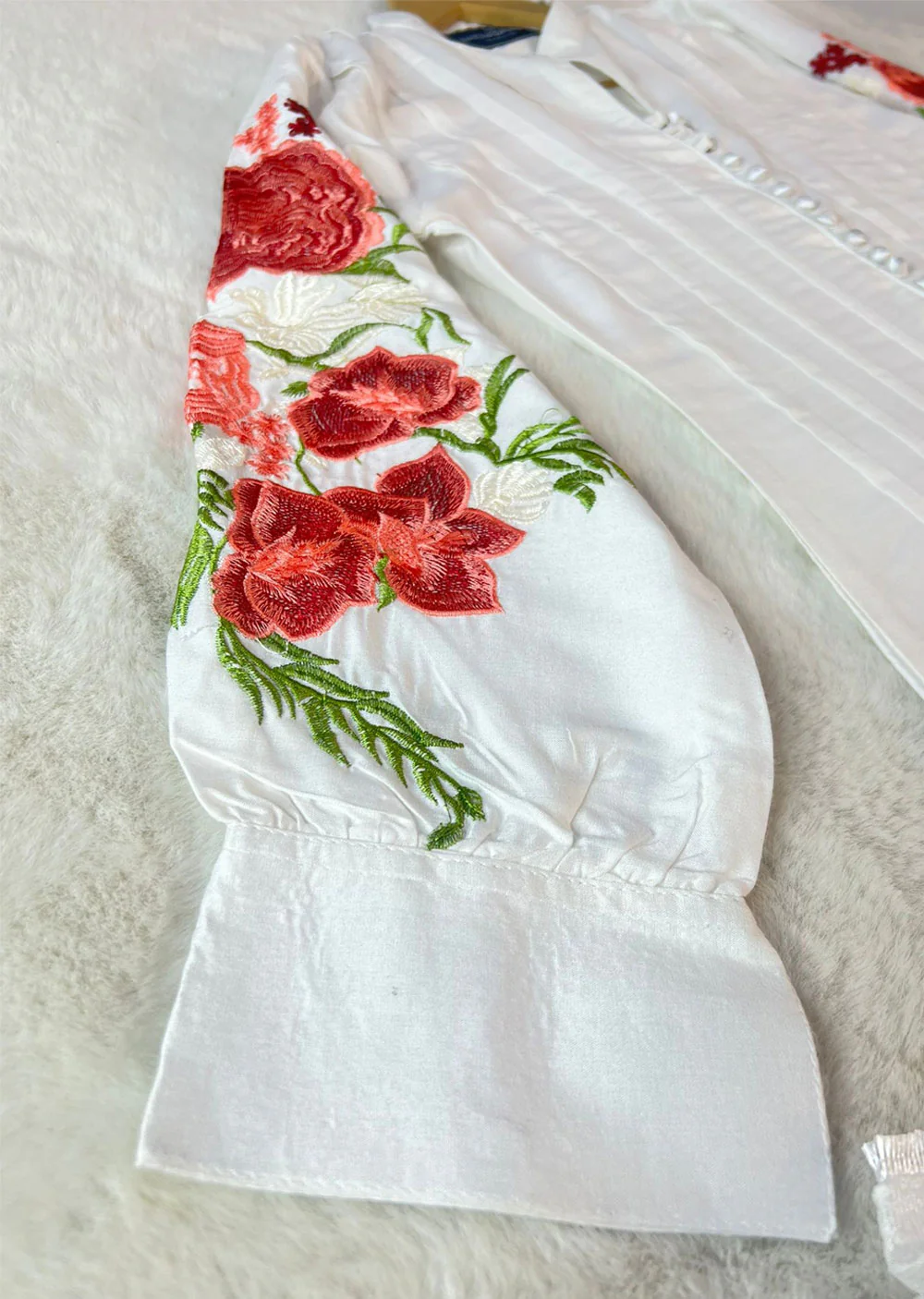 HK232 Paladin - White Linen Mummy n Me Readymade Suit - Image 14