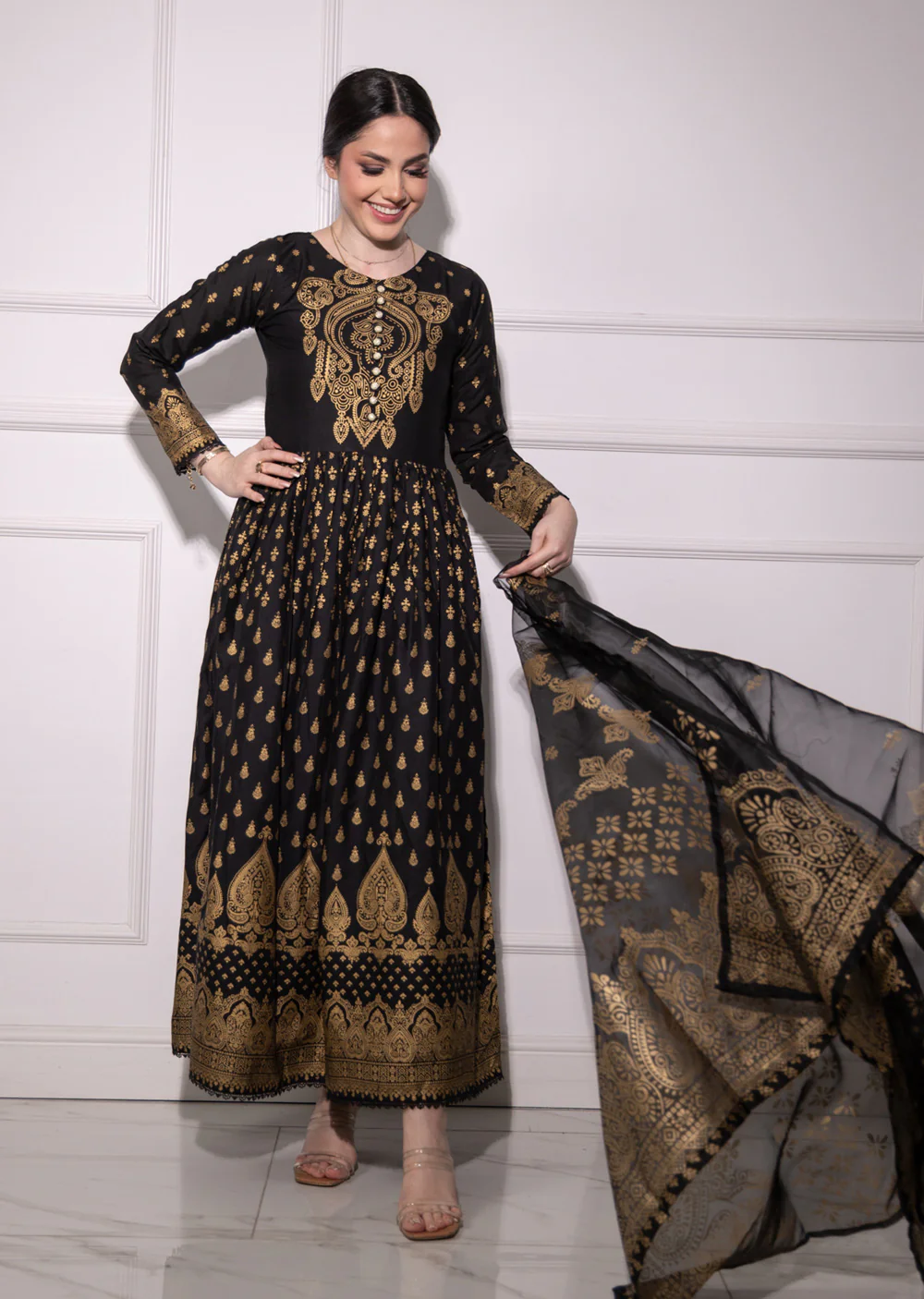 HK245 Gavinchi - Readymade Mother & Daughter Dress - Image 4