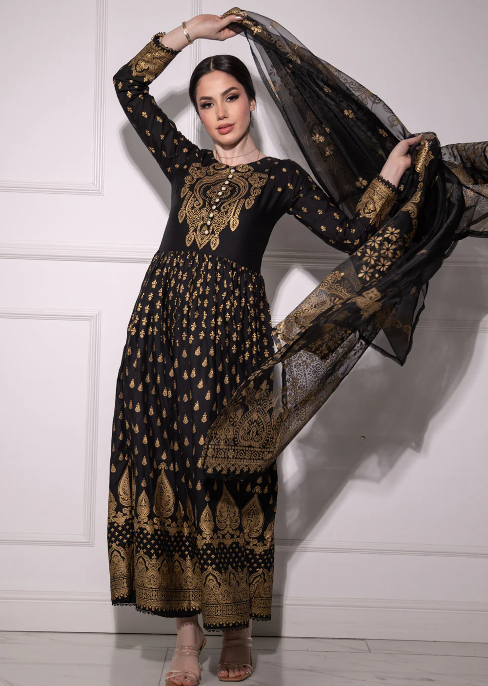HK245 Gavinchi - Readymade Mother & Daughter Dress - Image 5