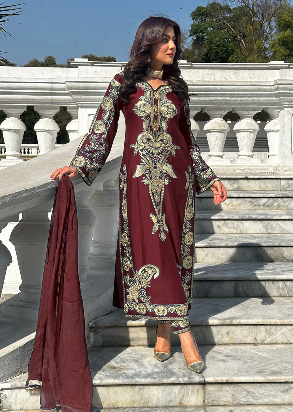 HK273 Riya - Linen Mummy n Me Outfit - Image 3