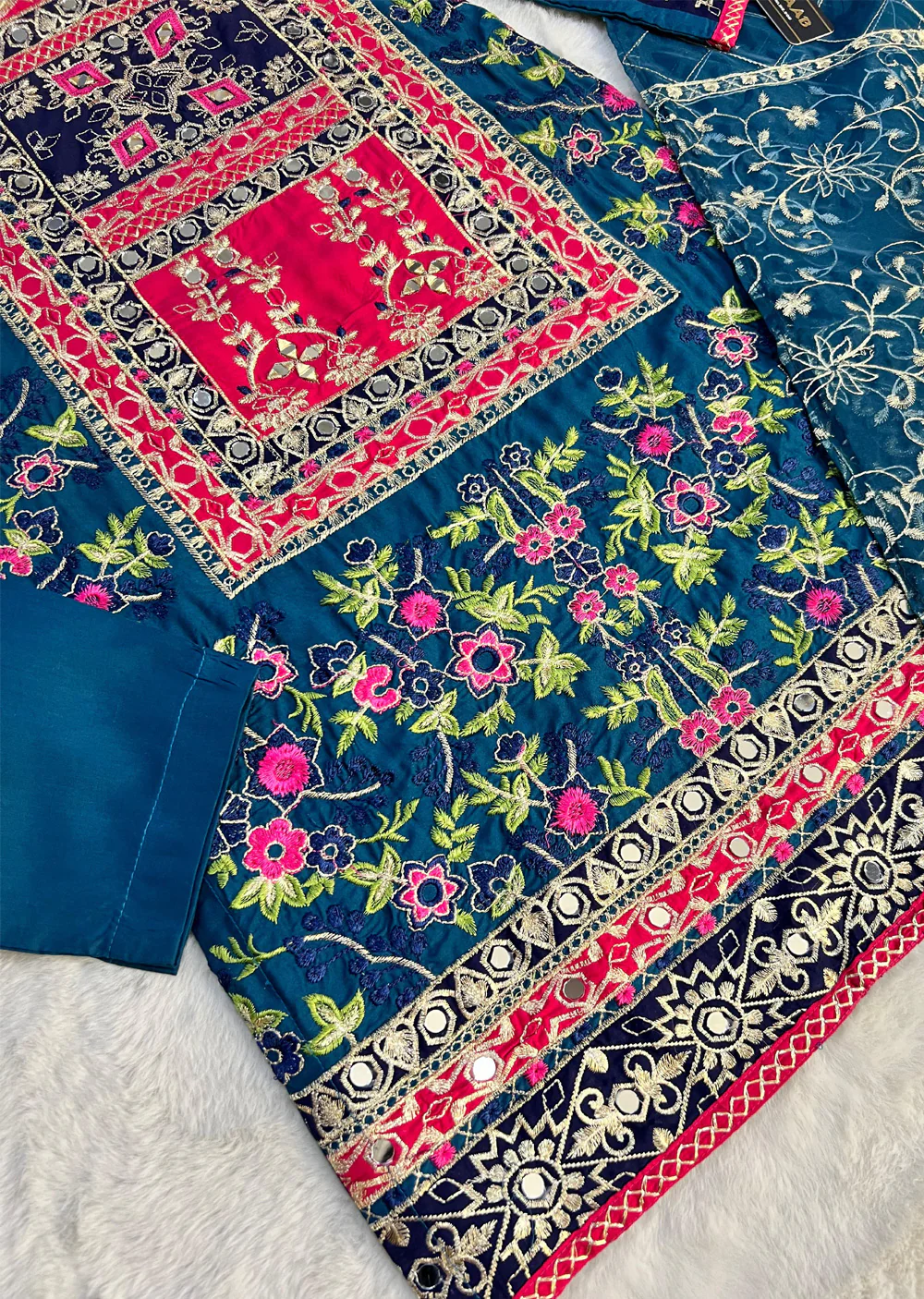HK281 A- Shenshai - Multi Linen Mirror Outfit - Image 5