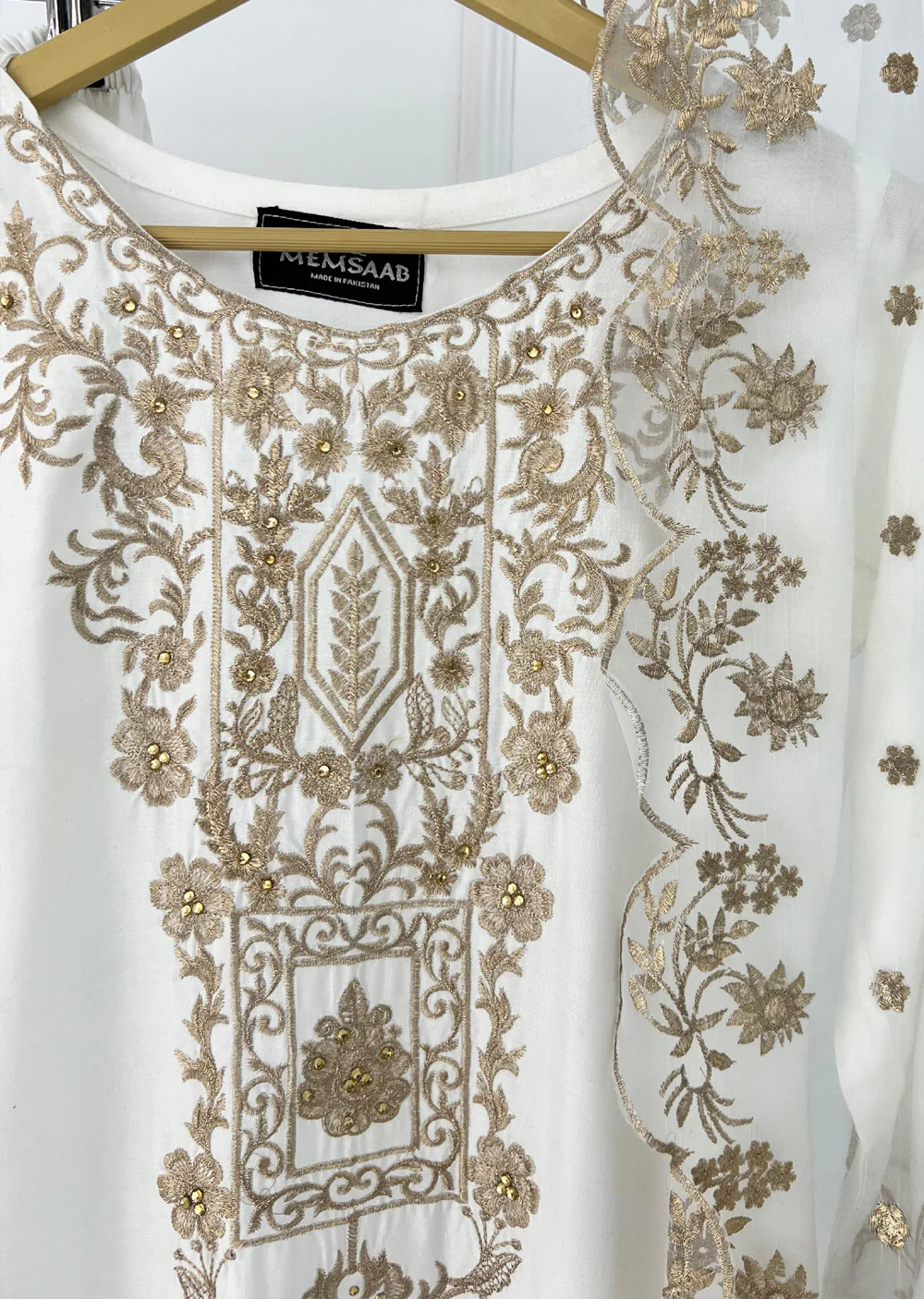 HK282- Suba - Linen Shararah Mummy n Me Suit - Image 7