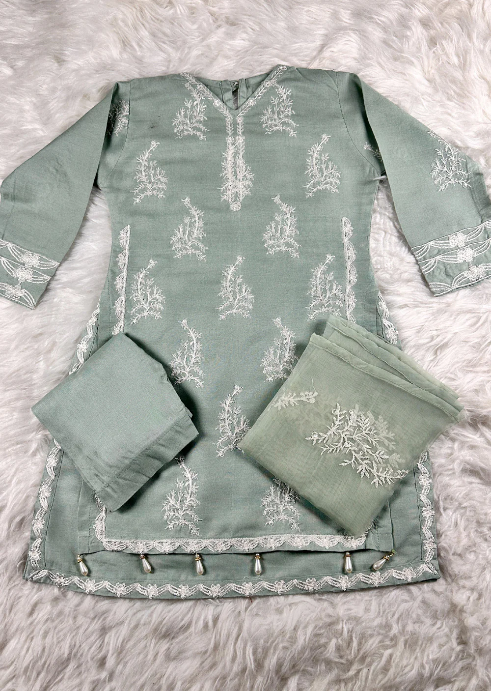 HK283 - Resha - Mummy N Me Double Layer Suit - Image 9