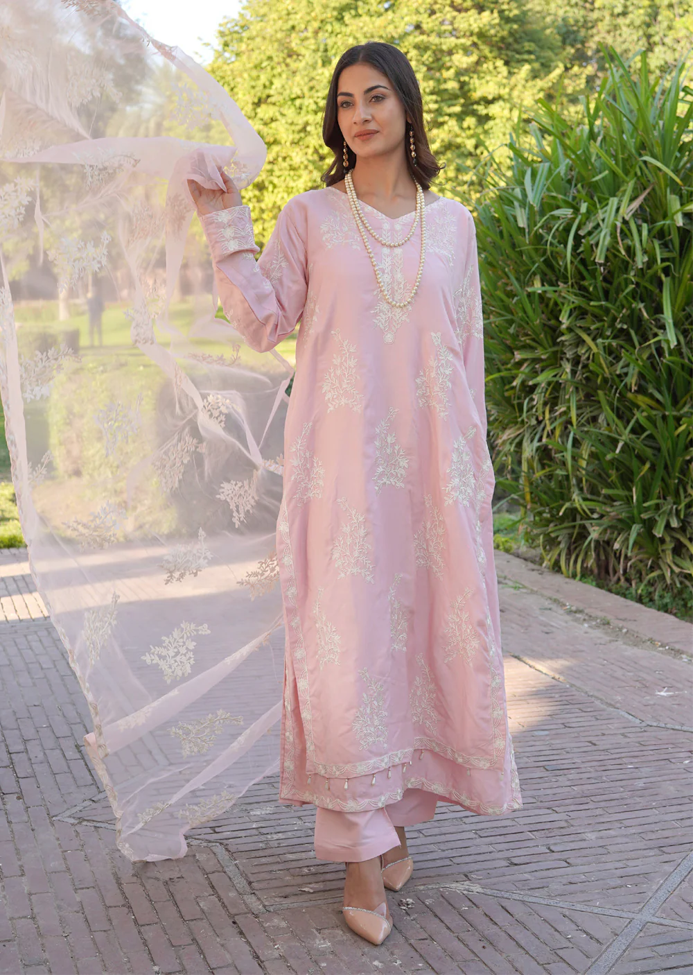 HK283 - Resha - Mummy N Me Double Layer Suit - Image 2