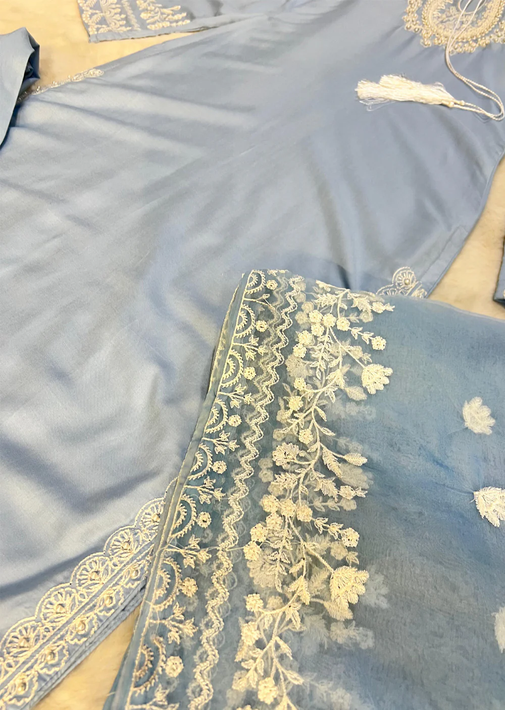 HK286 - Ima - Blue Linen Suit - Image 10