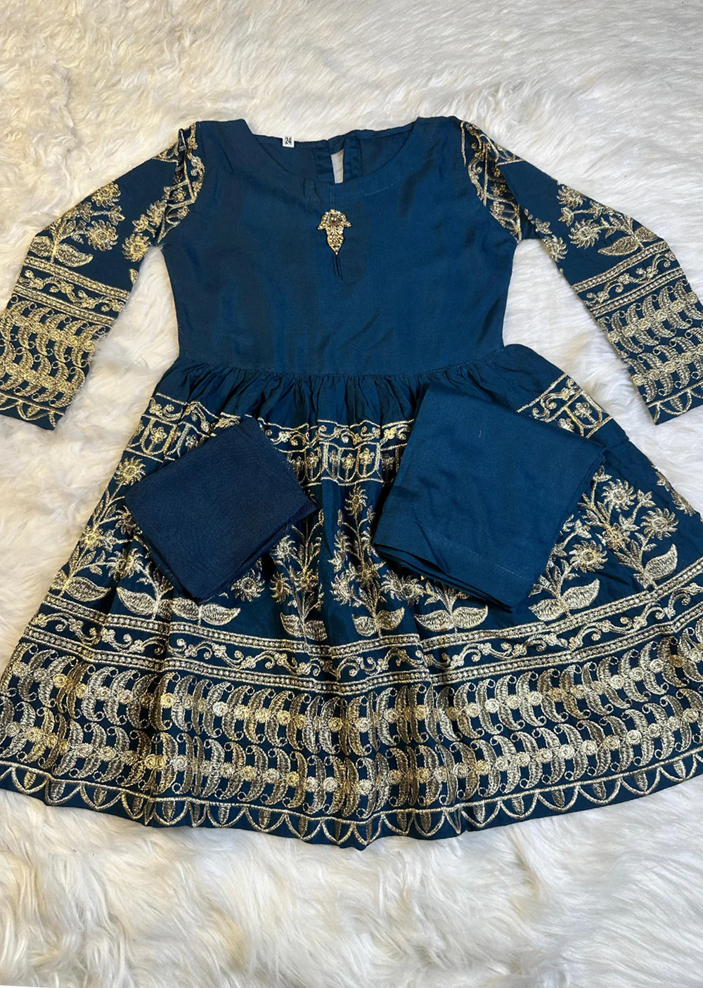 HK298 - Readymade - Mother & Daughter Linen Outfit 2025 - Image 27