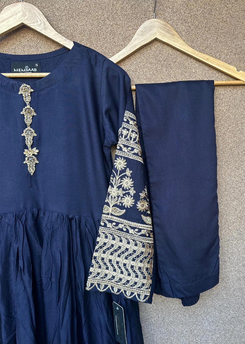 HK298 - Readymade - Mother & Daughter Linen Outfit 2025 - Image 7