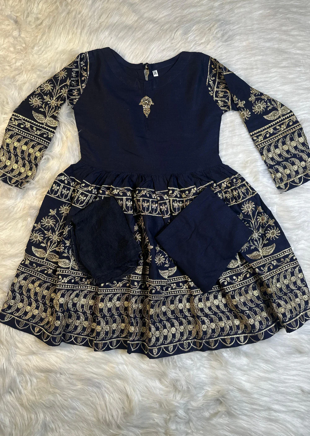 HK298 - Readymade - Mother & Daughter Linen Outfit 2025 - Image 9