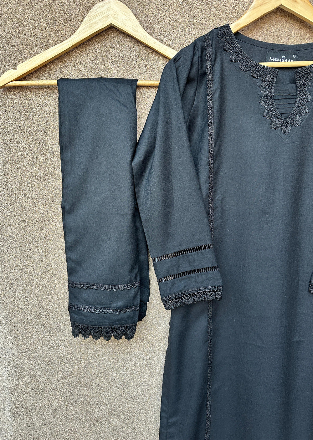 HK301 - Black - Readymade Dhanak Outfit 2025 - Image 8