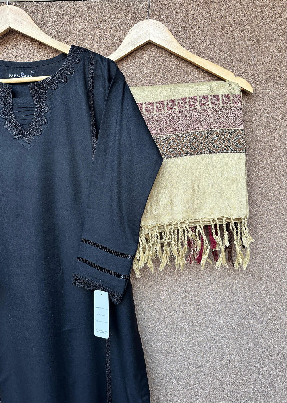 HK301 - Black - Readymade Dhanak Outfit 2025 - Image 9