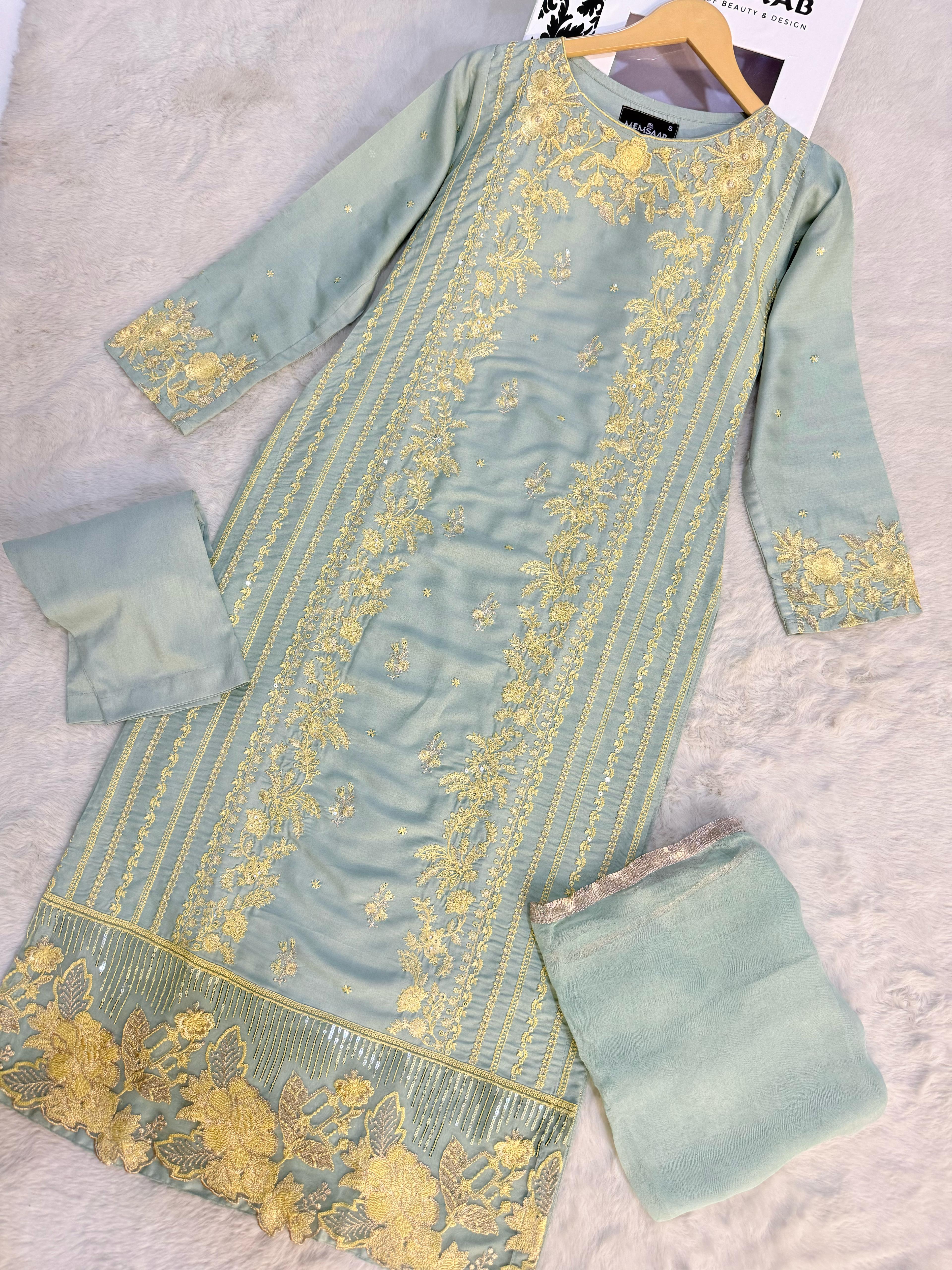 HK304 - Readymade Linen Outfit 2025 - Image 4