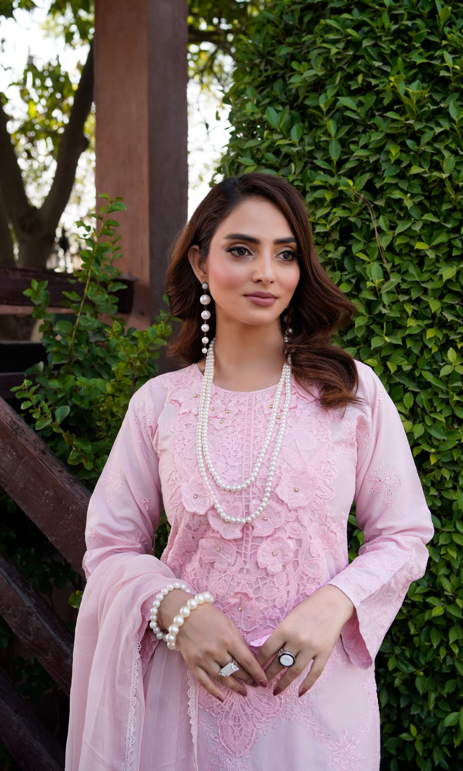 HK-313 - Readymade Linen Mummy n Me Outfit - Image 11