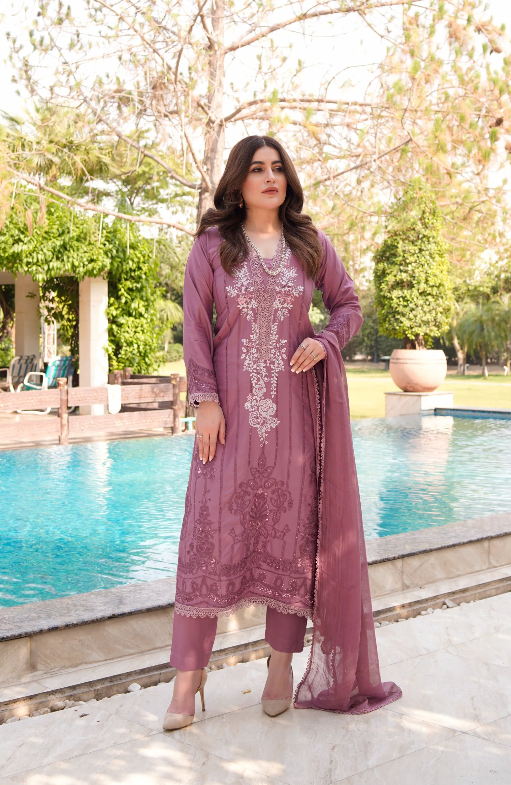 HK314 - Readymade Linen Mummy n Me Outfit - Image 18