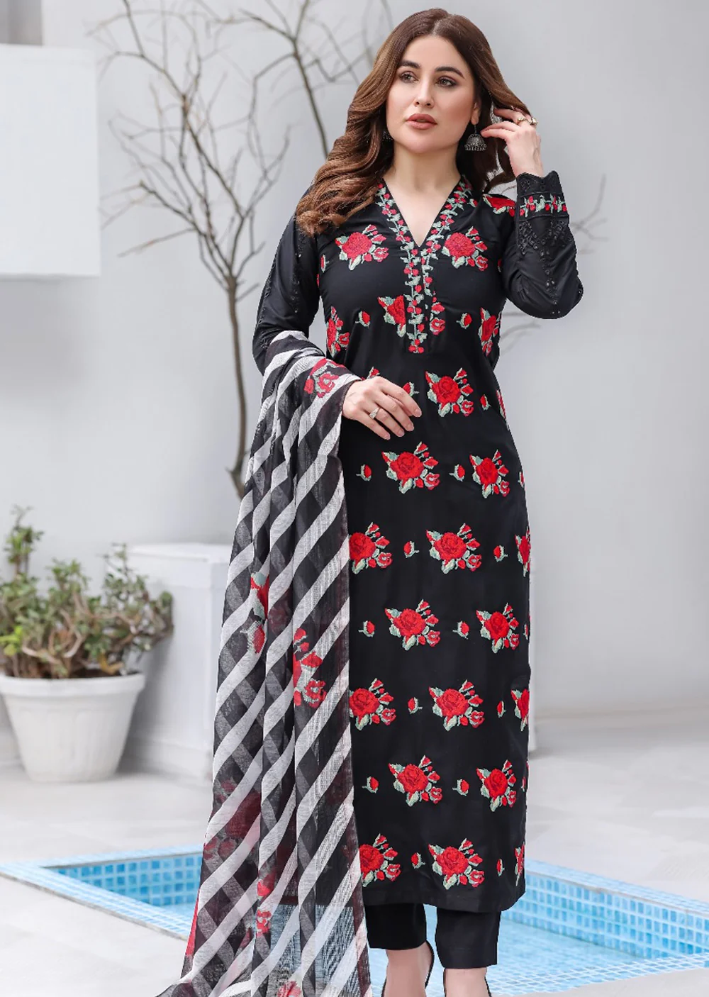 HK334 - Readymade linen Outfit 2025