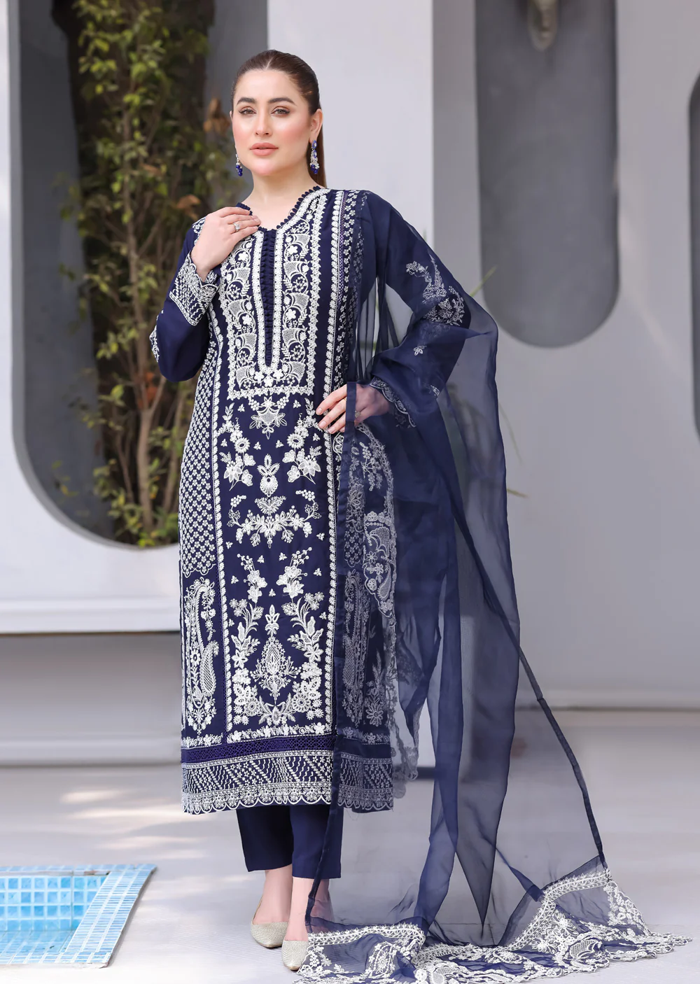 HK335 - Readymade linen Outfit 2025 - Image 4