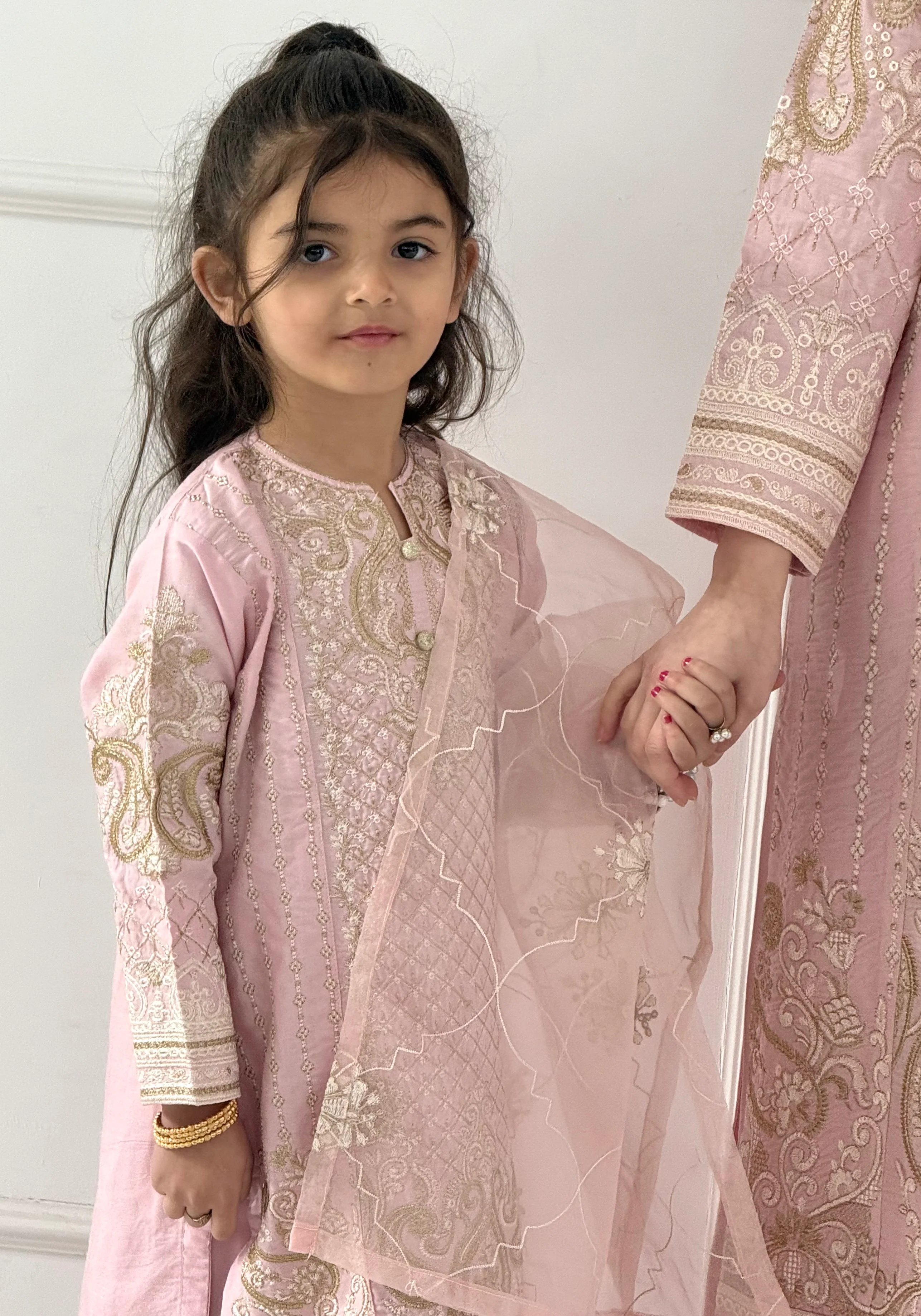 HK337 - Readymade linen Mummy n Me Outfit - Image 13