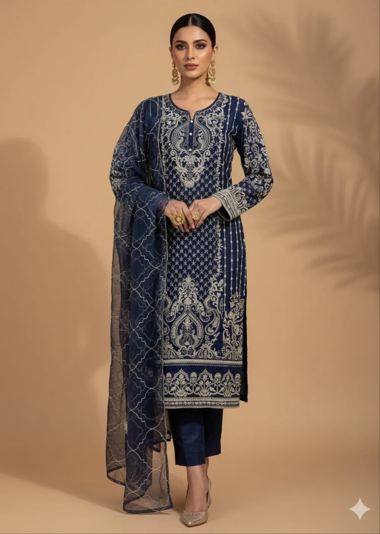 HK337 - Readymade linen Mummy n Me Outfit - Image 6