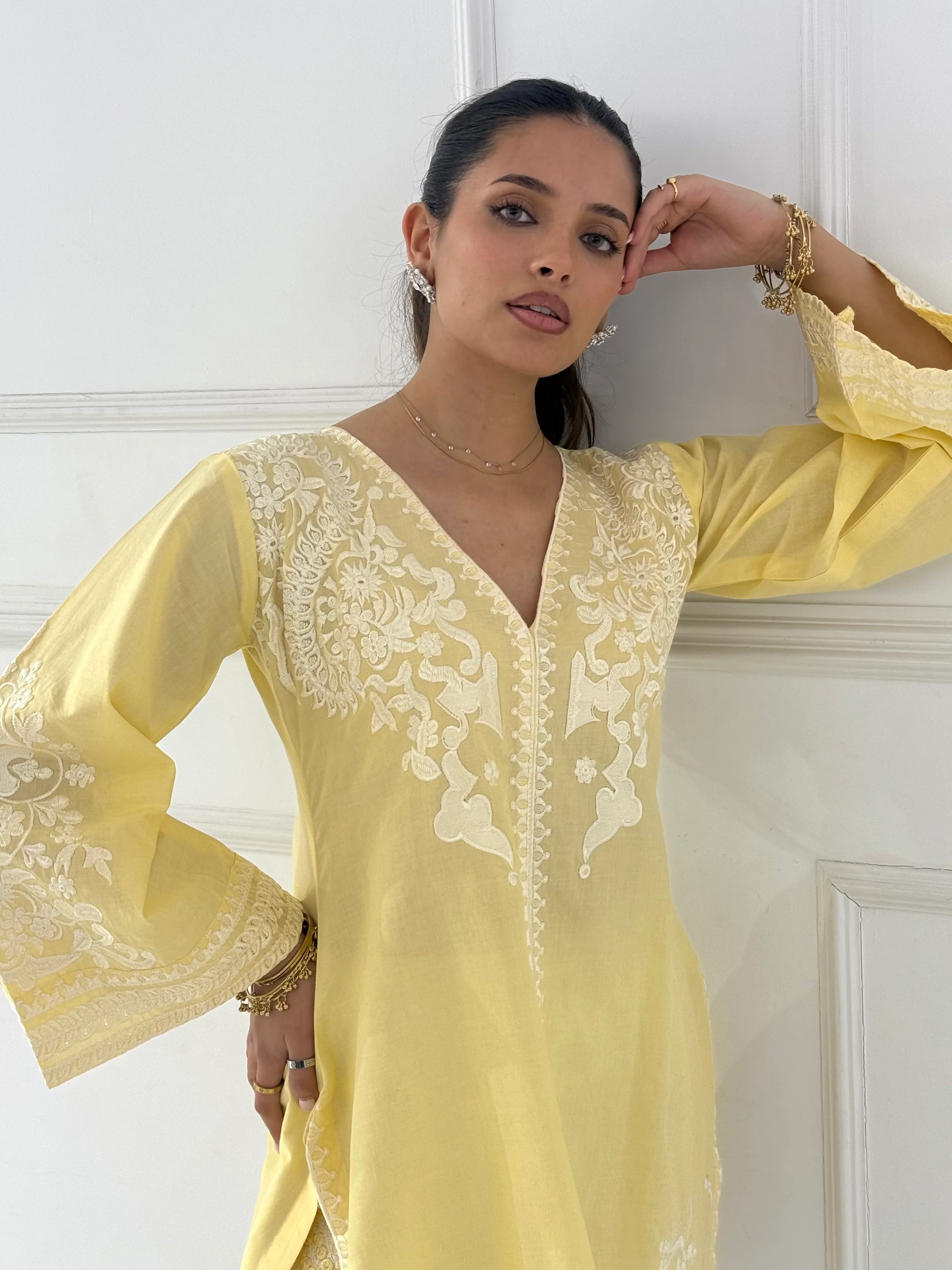 HK346 - Aara - 2 Piece Cotton Suit - Image 15