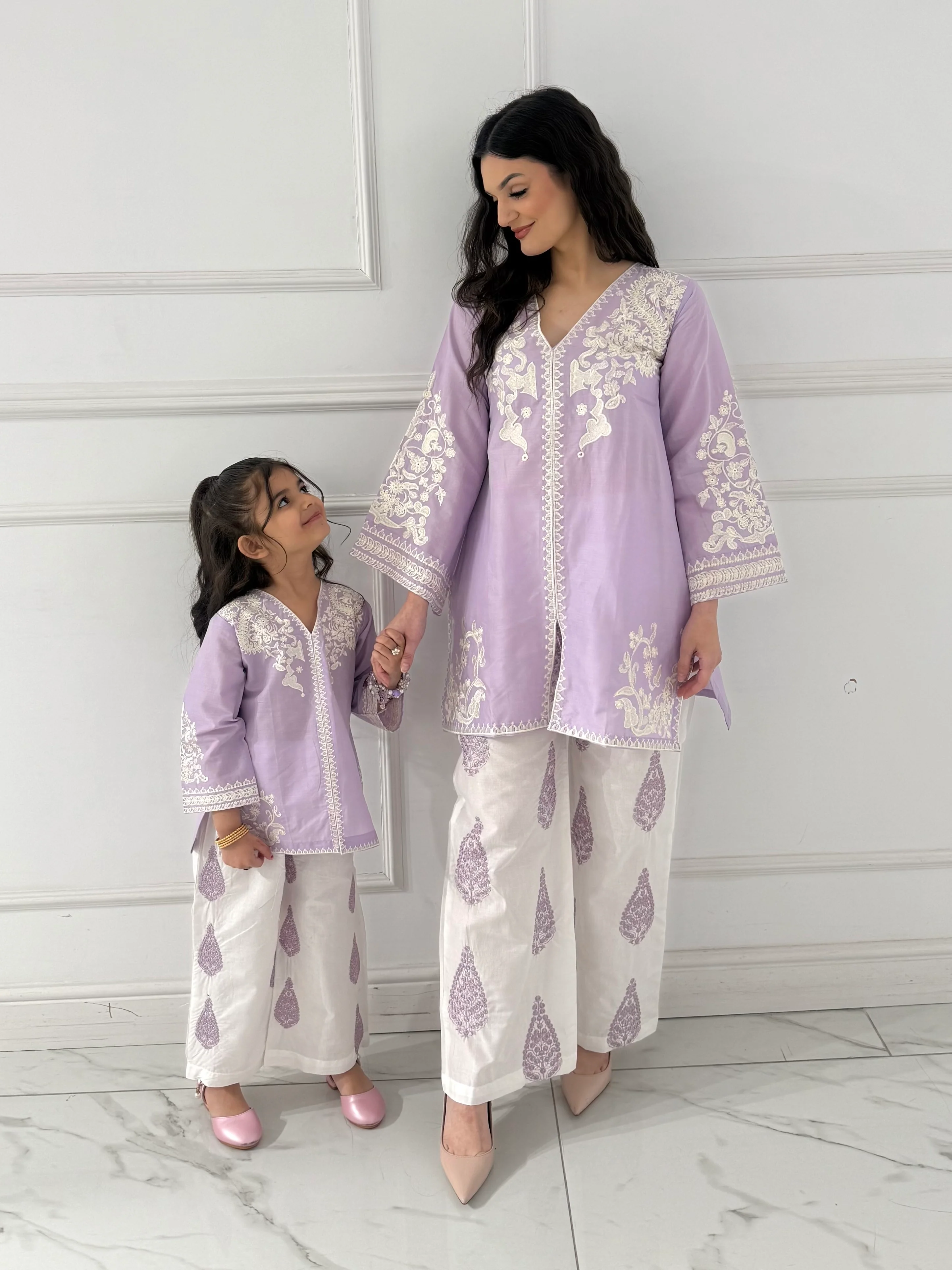 HK346 - Aara - 2 Piece Cotton Suit - Image 3