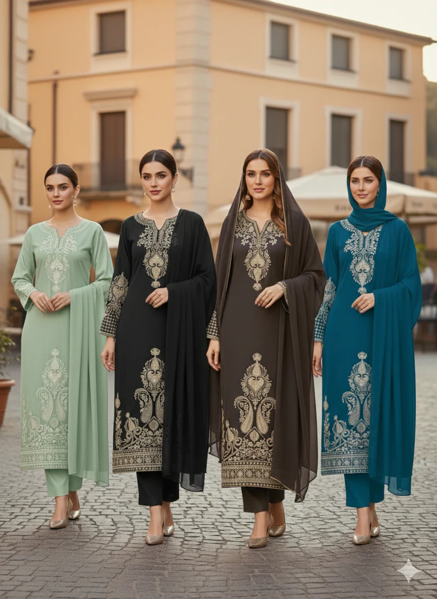 HK351 Readymade LINEN Outfit 2026 - Image 2