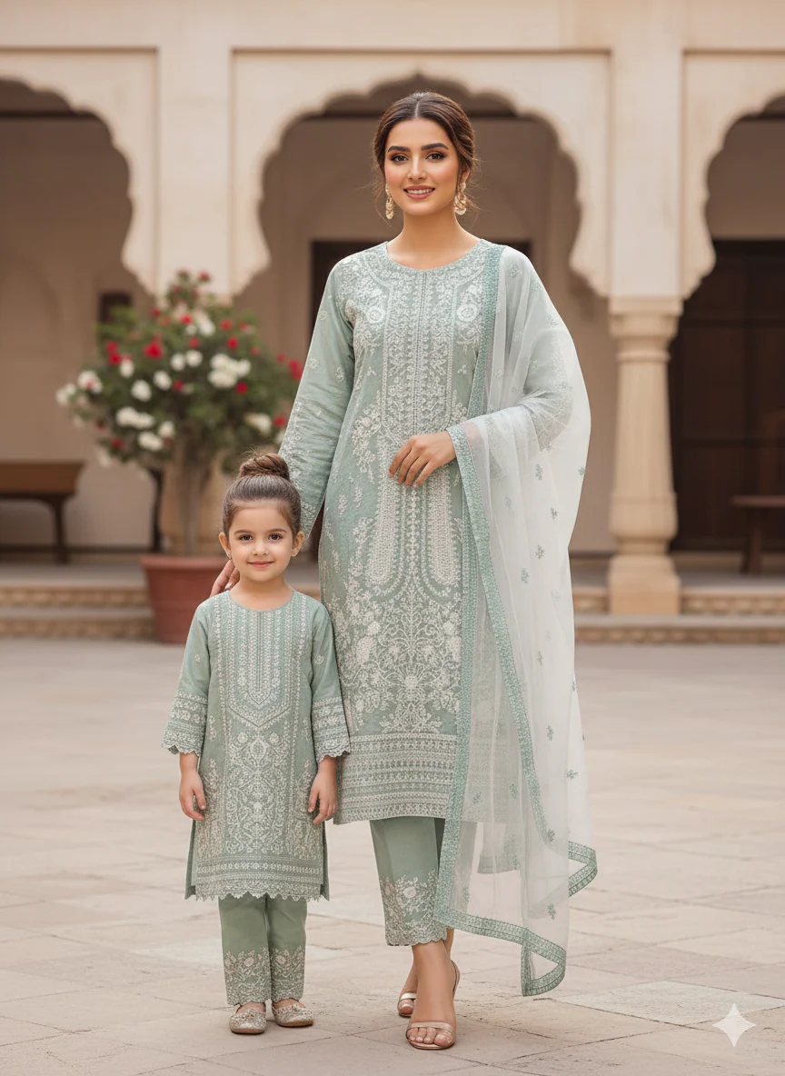 HK354 Sabre - Linen Mummy n Me Outfit - Image 3