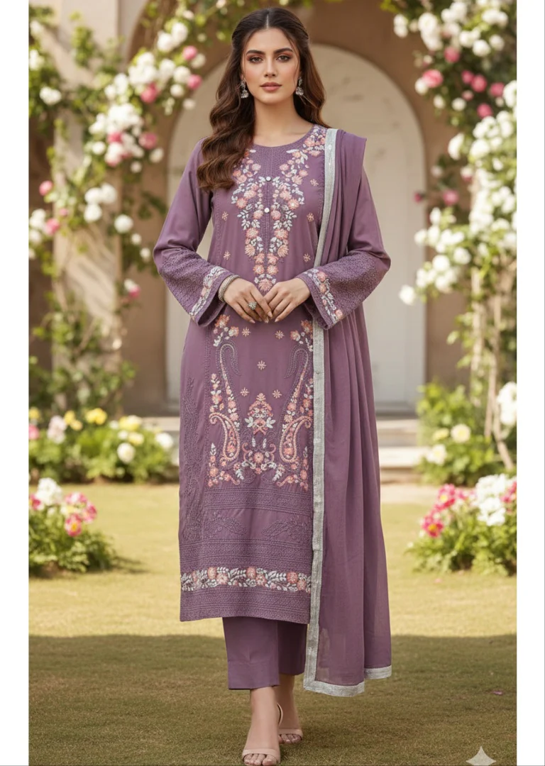HK358 Zulfa Mummy n Me Linen Outfit - Image 2