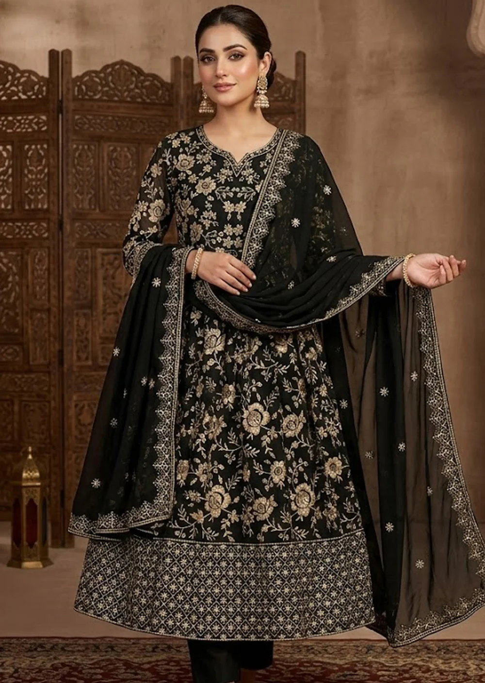 HK376 ReadymadeCHIFFON Outfit 2026