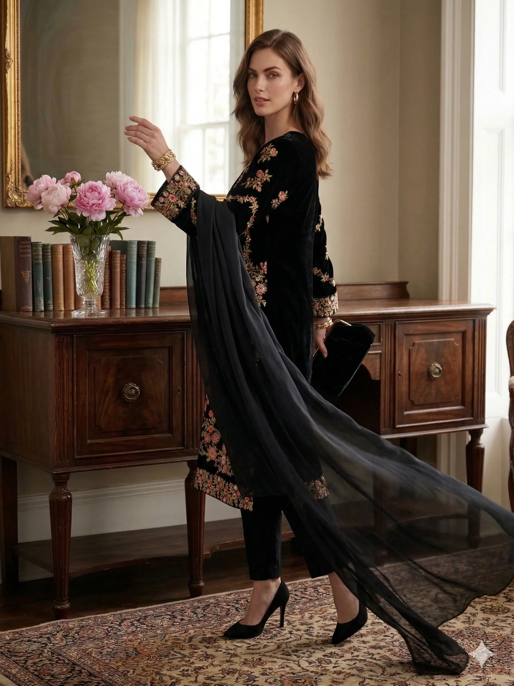 HK382 - Velour - Velvet Suit - Image 2