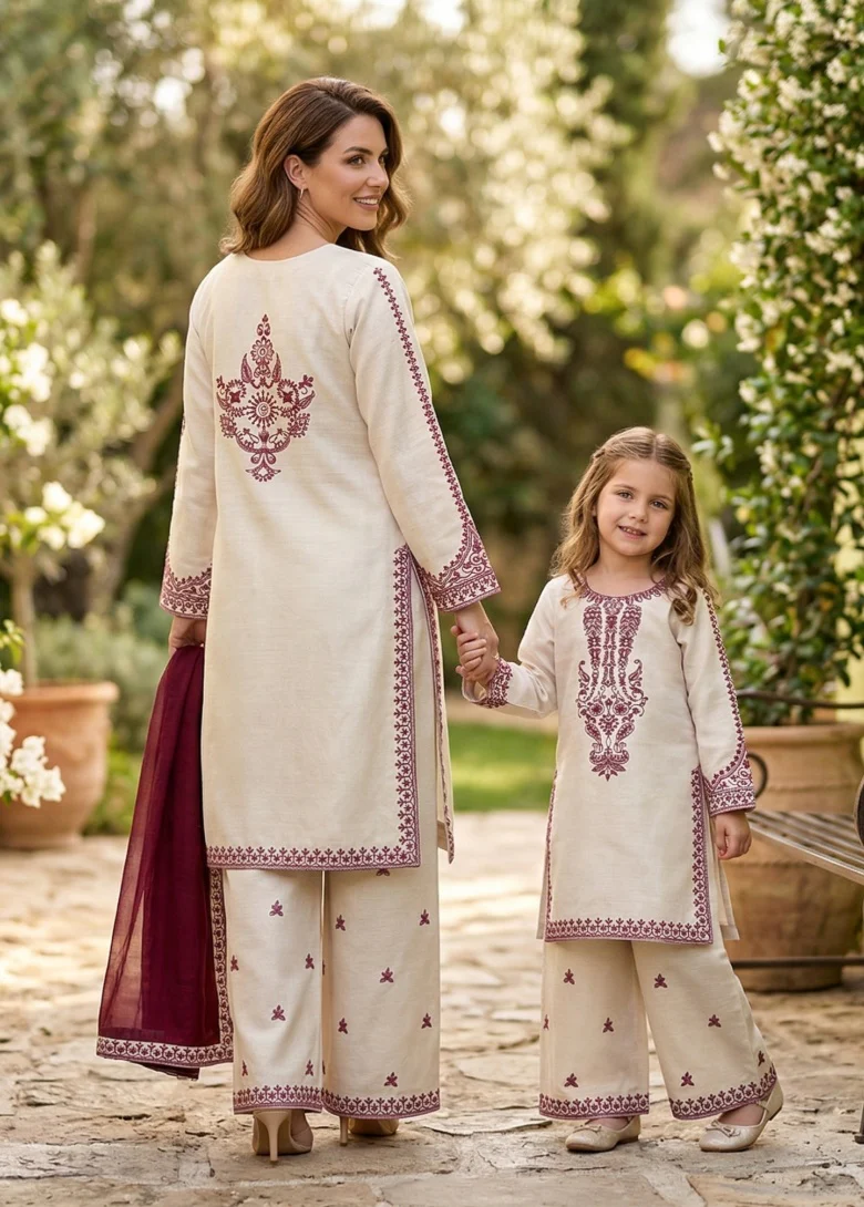 HK384 Rayla - Mummy n Me Linen Suit - Image 3